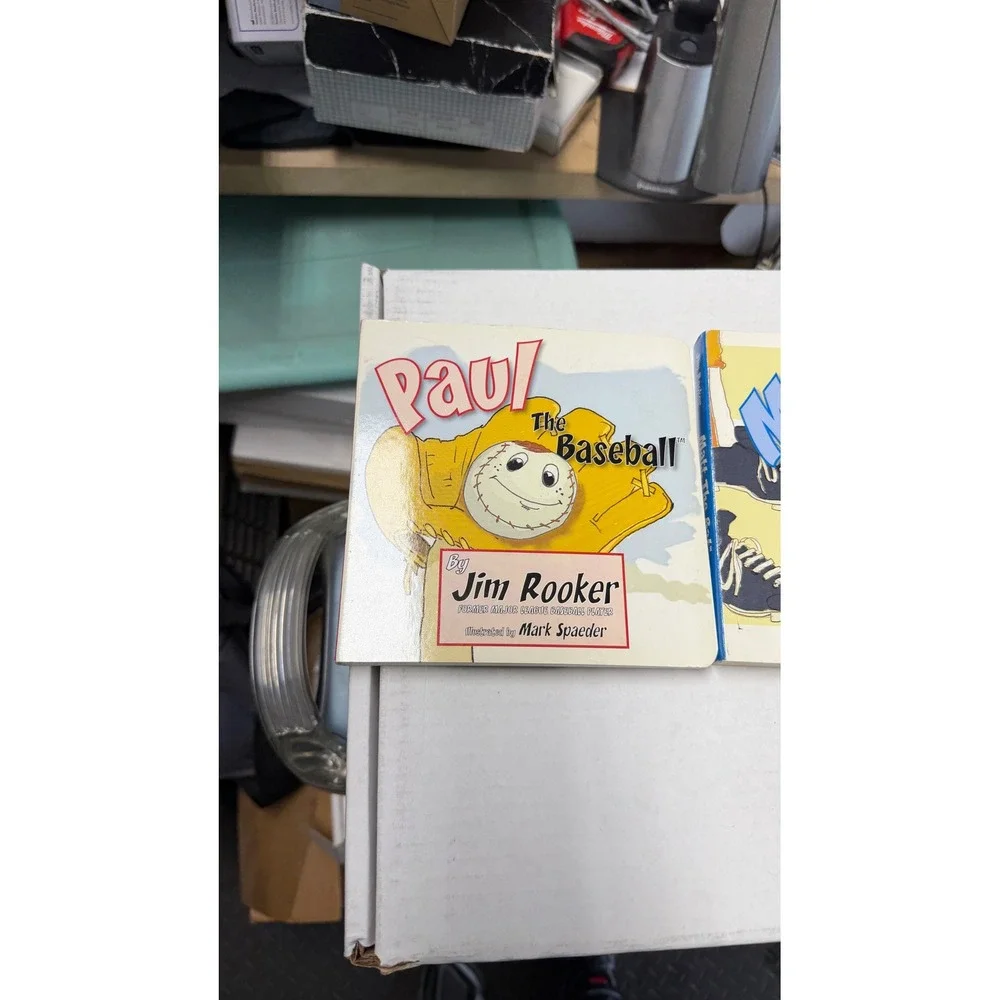 Jim‎ Rooker Baseball Board Book Set Paul Matt Kitt Mascot Books Lot of 3